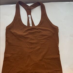 Lululemon Brown Racerback Tank Top